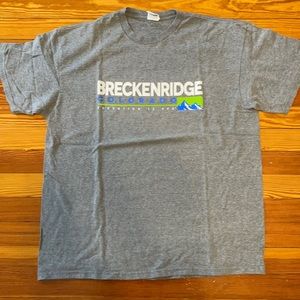 Breckinridge Colorado Gray T shirt